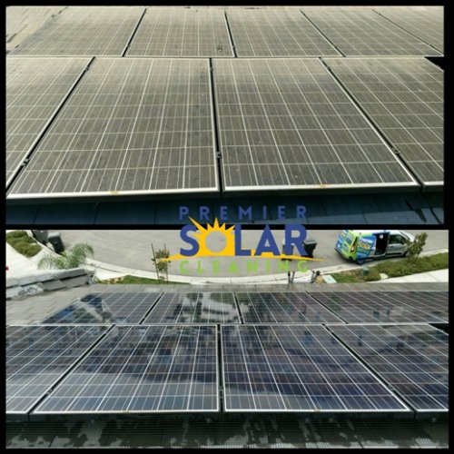 clean solar panels