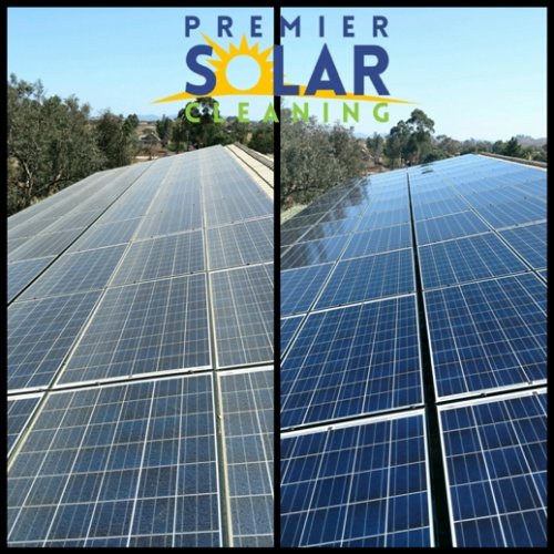 commercial solar panel cleaning service