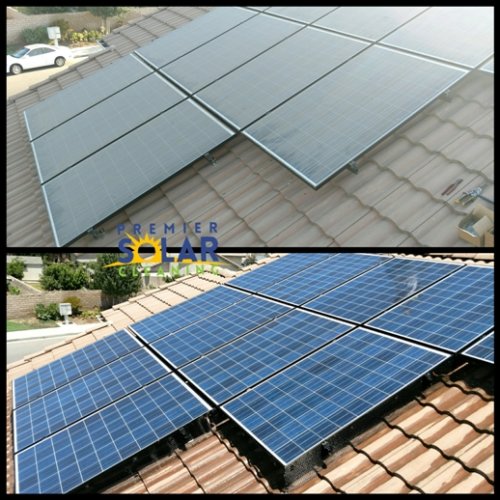 professional solar panel cleaning