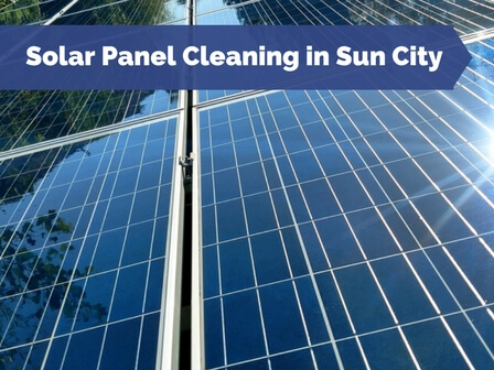 Solar Panel Cleaning in Sun City