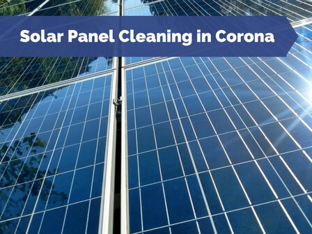 Solar Panel Cleaning in Corona